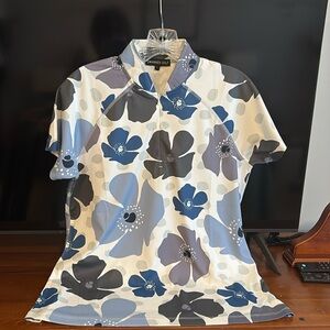 Swannie's Golf Ladies golf shirt. Large. 1/4 zip. EUC⛳️